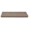 Vidaxl Treppenmatten selbstklebend 15 St. Sisal Look 65x21x4 cm dunkler Beige