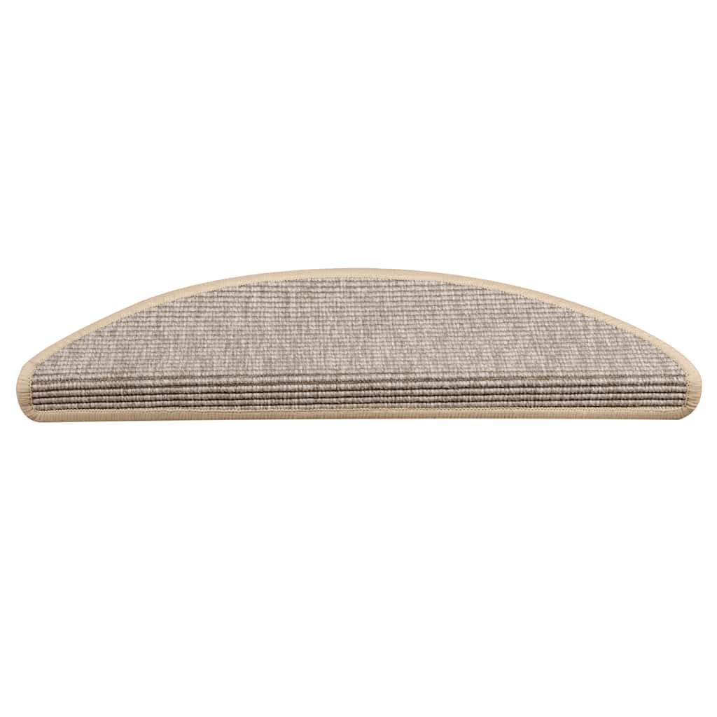 Vidaxl Treppenmatten selbstadhäsiv 15 St 56x17x3 cm Silberfarbe