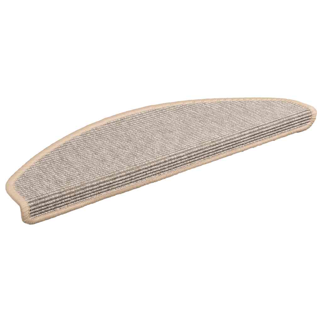 Vidaxl Treppenmatten selbstadhäsiv 15 ST 65x21x4 cm Silberfarbe