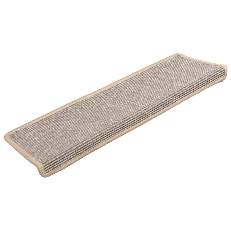 Vidaxl Treppenmatten selbstadhäsiv 15 ST 65x21x4 cm Silberfarbe