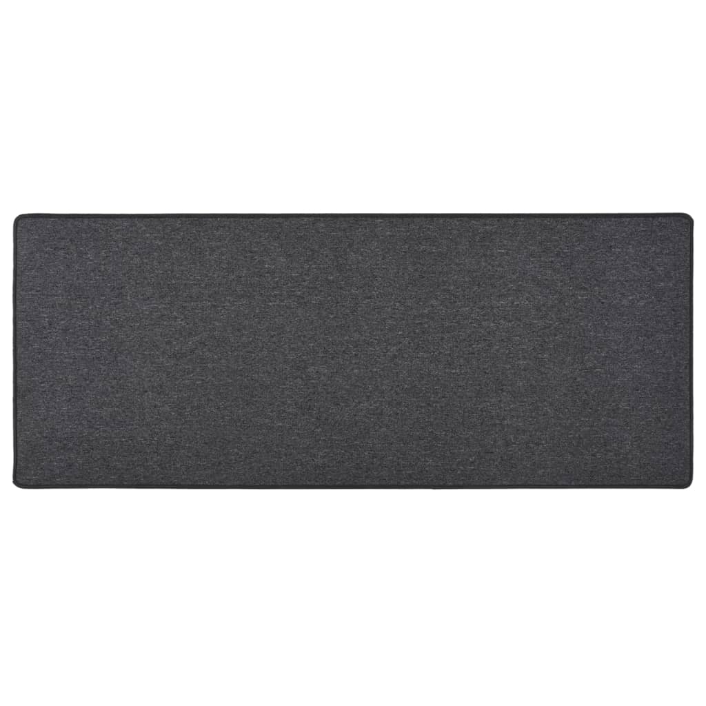 VIDAXL -Teppichläufer 80x200 cm Anthrazit -ausgelöst