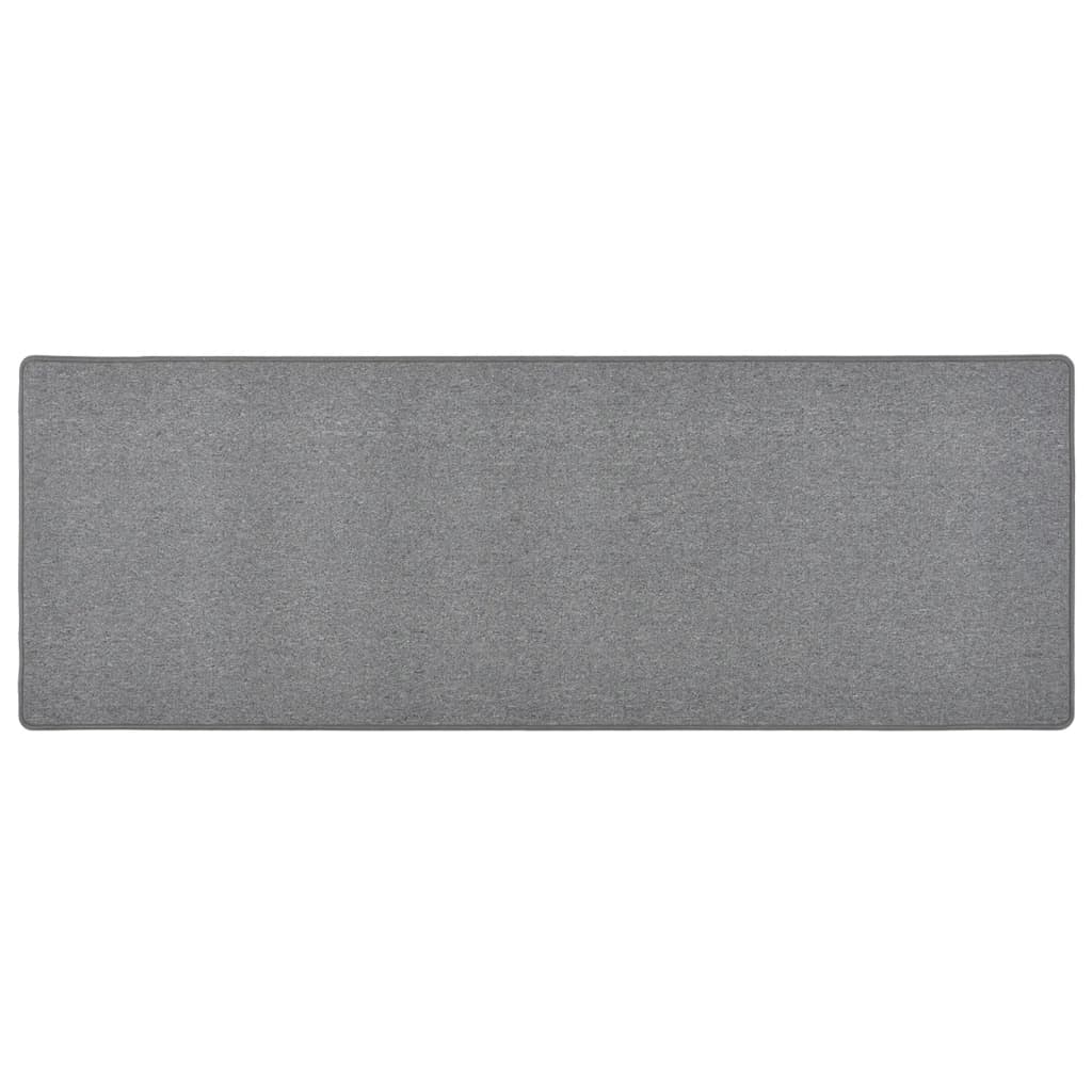 Vidaxl Teppichläufer 50x150 cm dunkelgrau