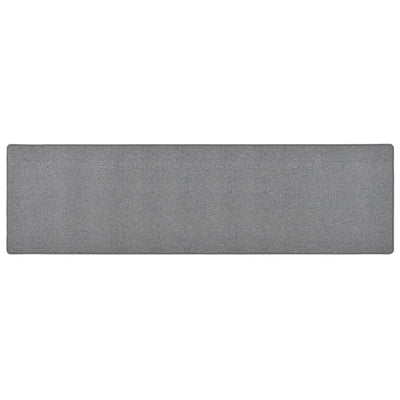 Vidaxl Teppichläufer 50x200 cm dunkelgrau