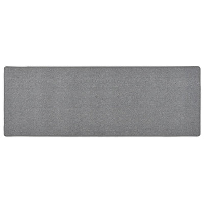 Vidaxl Teppichläufer 80x250 cm dunkelgrau