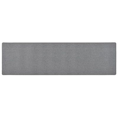 Vidaxl Teppichläufer 80x300 cm dunkelgrau