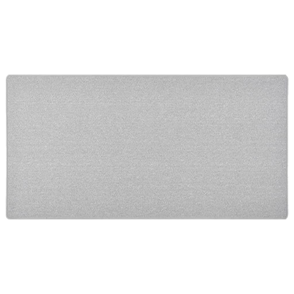 Vidaxl Teppichläufer 80x150 cm hellgrau