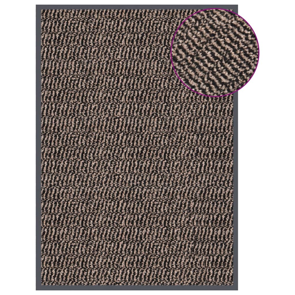 VIDAXL PORTOMAT TUFTED 40x60 cm dunkelbraun