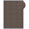 VIDAXL PORTOMAT TUFED 60x90 cm Dunkelbraun