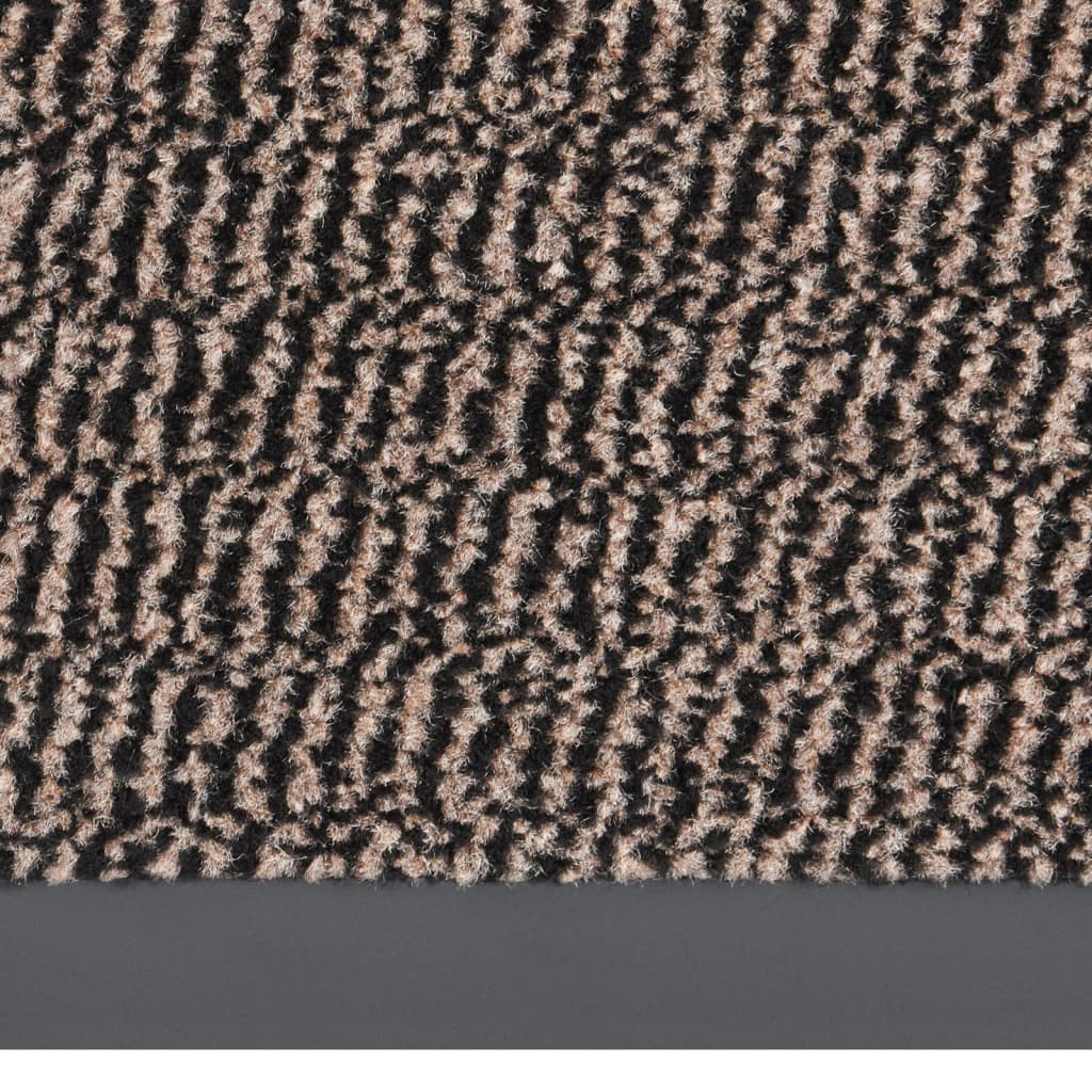 VIDAXL PORTOMAT TUFED 60x90 cm Dunkelbraun