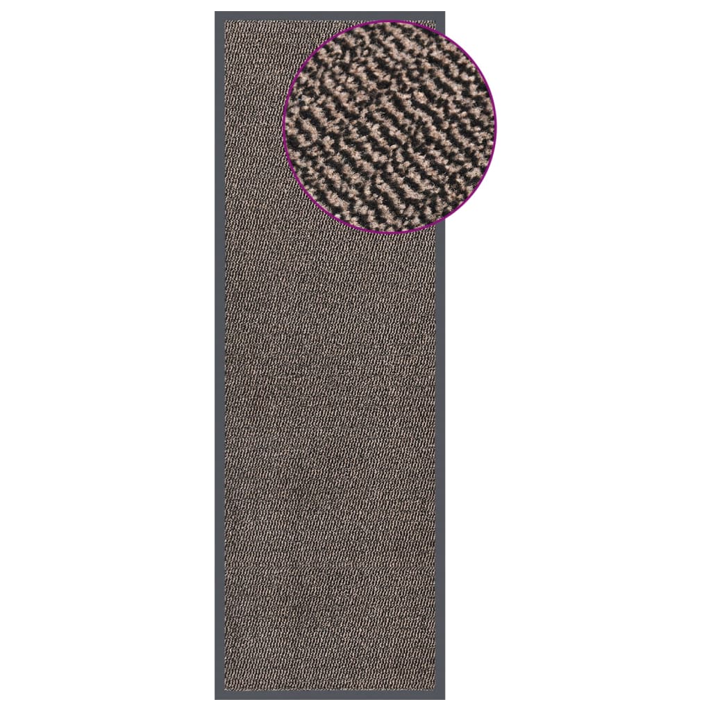 VIDAXL PORTOMAT TUFED 60x180 cm Dunkelbraun