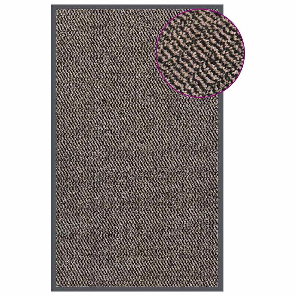 VIDAXL PORTOMAT TUGED 90X150 cm Dunkelbraun
