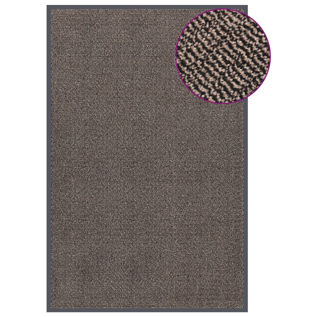 VIDAXL PORTOMAT TUFED 120 x 180 cm dunkelbraun