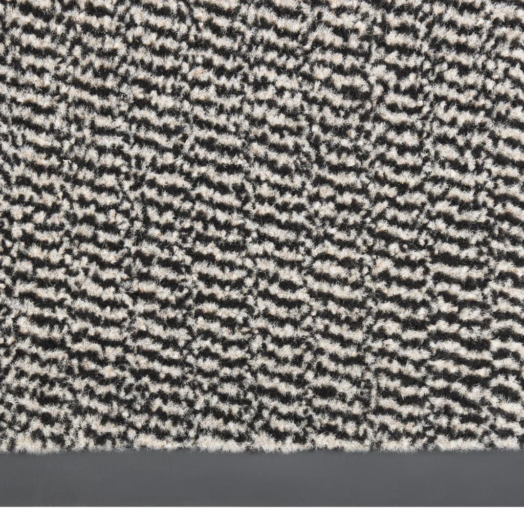 VIDAXL PORTOMAT TUFTED 40x60 cm Hellbraun