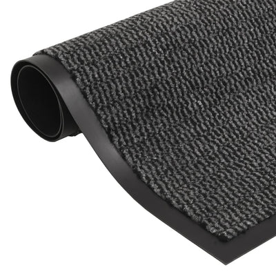VIDAXL PORTOMAT TUFED 60x150 cm Anthrazit -geläutet