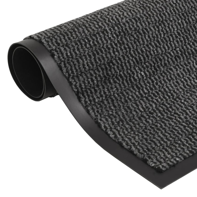 VIDAXL PORTOMAT TUFED 60x150 cm Anthrazit -geläutet