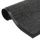 VIDAXL PORTOMAT TUFED 60x150 cm Anthrazit -geläutet