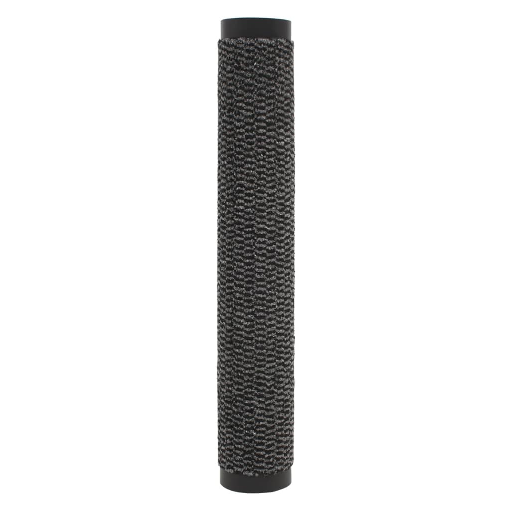 VIDAXL PORTOMAT TUFED 60x150 cm Anthrazit -geläutet