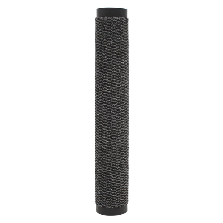 VIDAXL PORTOMAT TUFED 60x150 cm Anthrazit -geläutet