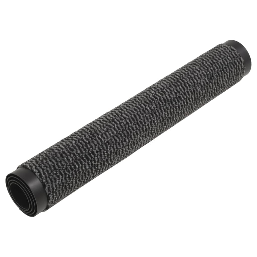 VIDAXL PORTOMAT TUFED 60x150 cm Anthrazit -geläutet