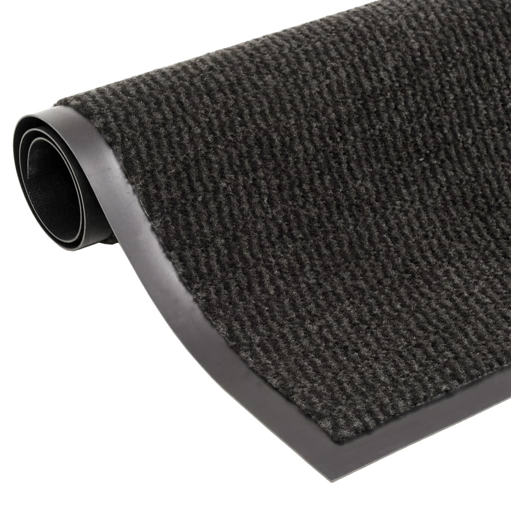 VIDAXL PORTOMAT TUFED 60x150 cm Schwarz getuftet