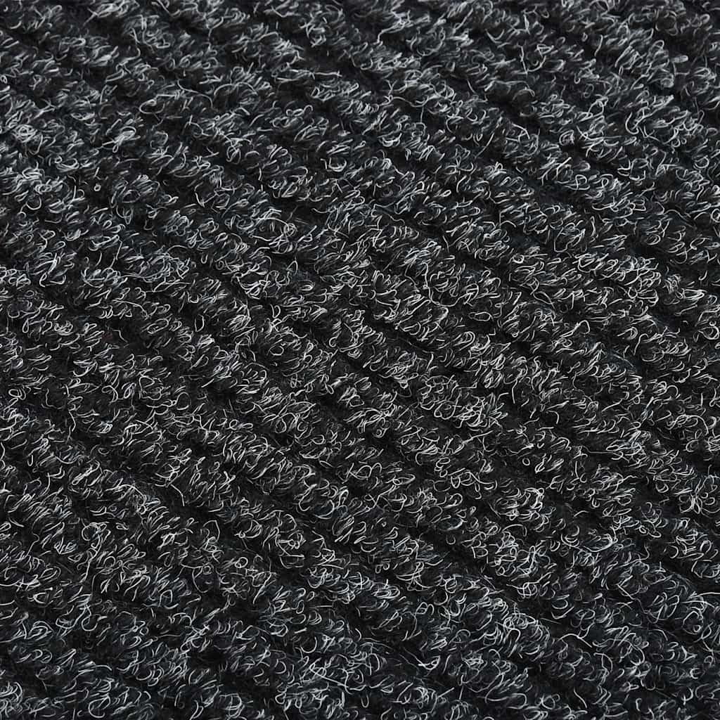 Vidaxl droogloopmat 100x100 cm anthrazit -gelöscht