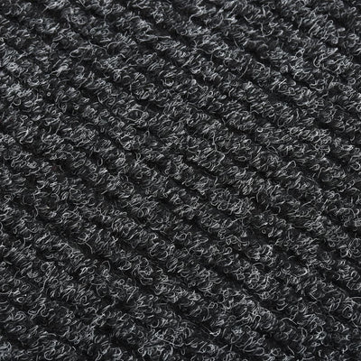 Vidaxl droogloopmat 100x150 cm anthrazit -gelöscht