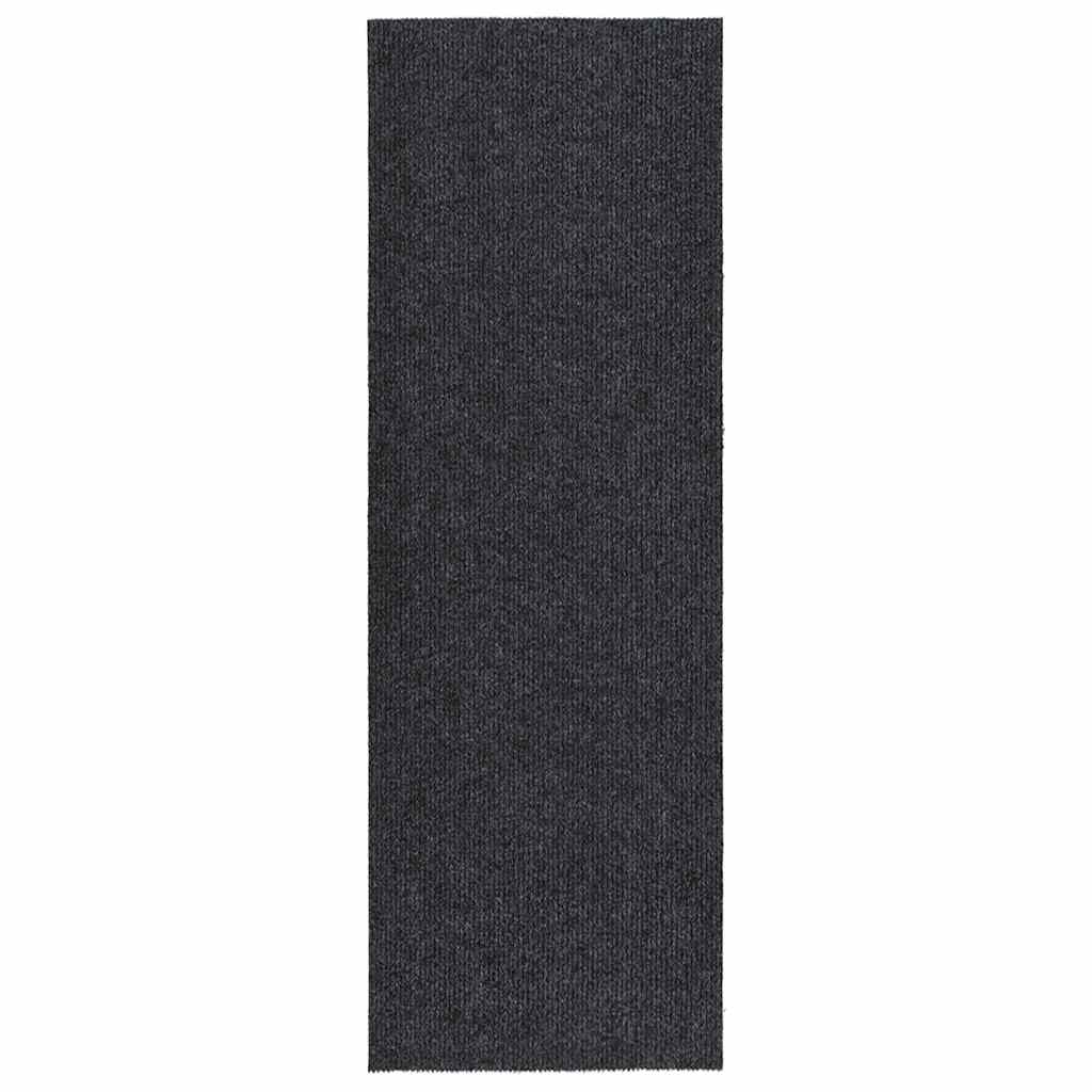 Vidaxl droogloopmat 100x300 cm anthrazit -geläutet