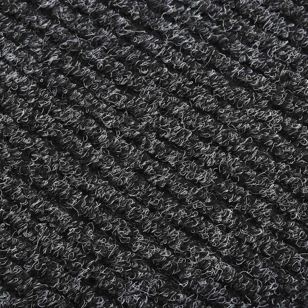 Vidaxl droogloopmat 100x300 cm anthrazit -geläutet