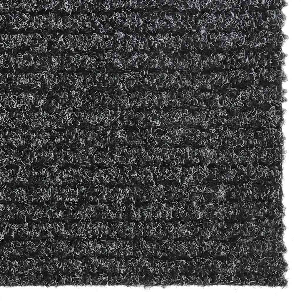Vidaxl droogloopmat 100x300 cm anthrazit -geläutet
