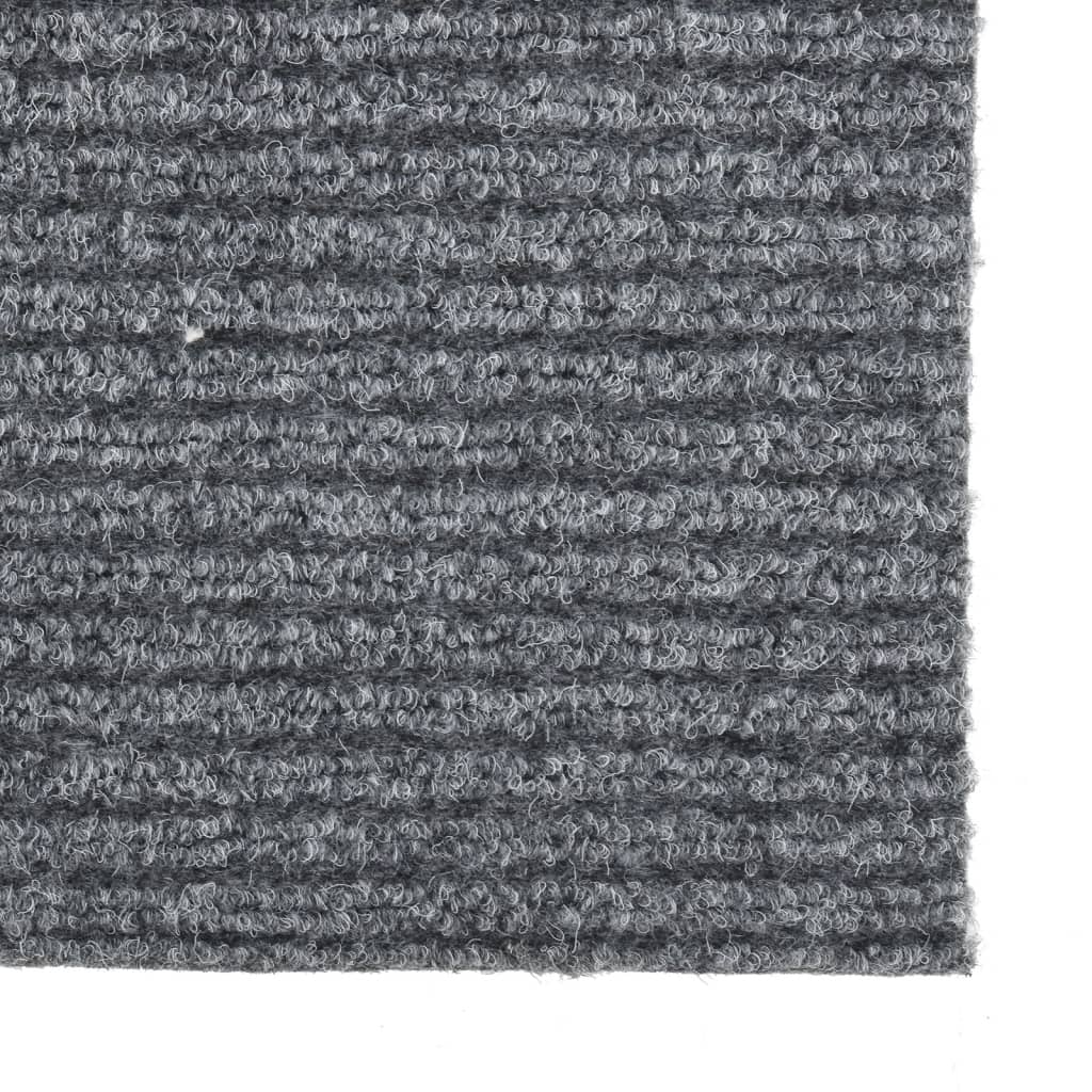Vidaxl Droogloopmat 100x100 cm Grau