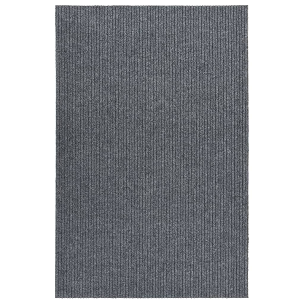 Vidaxl Droogloopmat 100x150 cm Grau