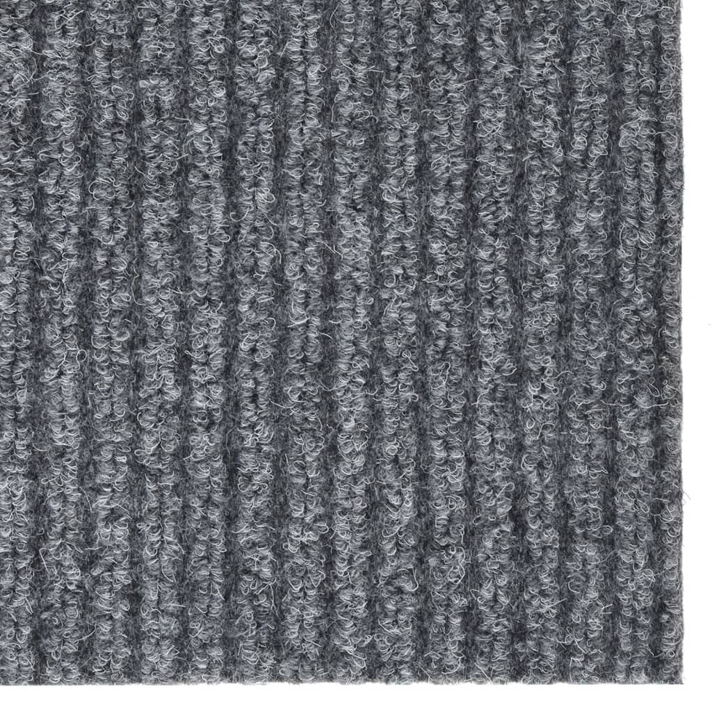 Vidaxl Droogloopmat 100x150 cm Grau