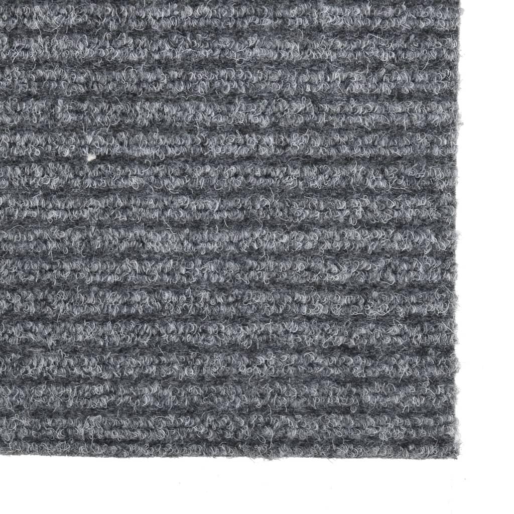 Vidaxl droogloopmat 100x200 cm grau