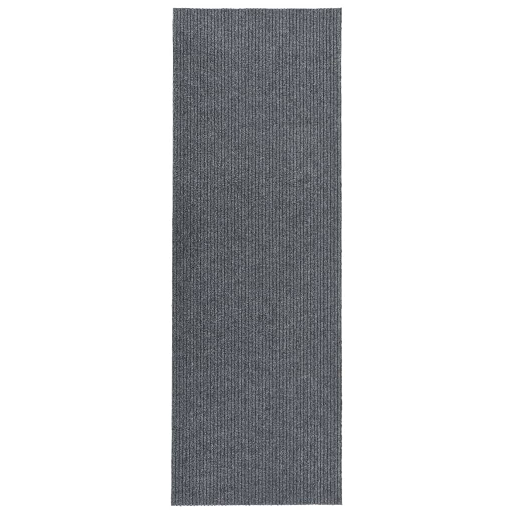 Vidaxl Droogloopmat 100x350 cm Grau
