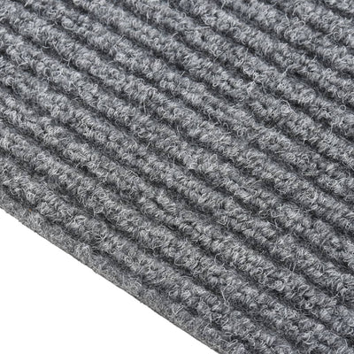 Vidaxl Droogloopmat 100x350 cm Grau