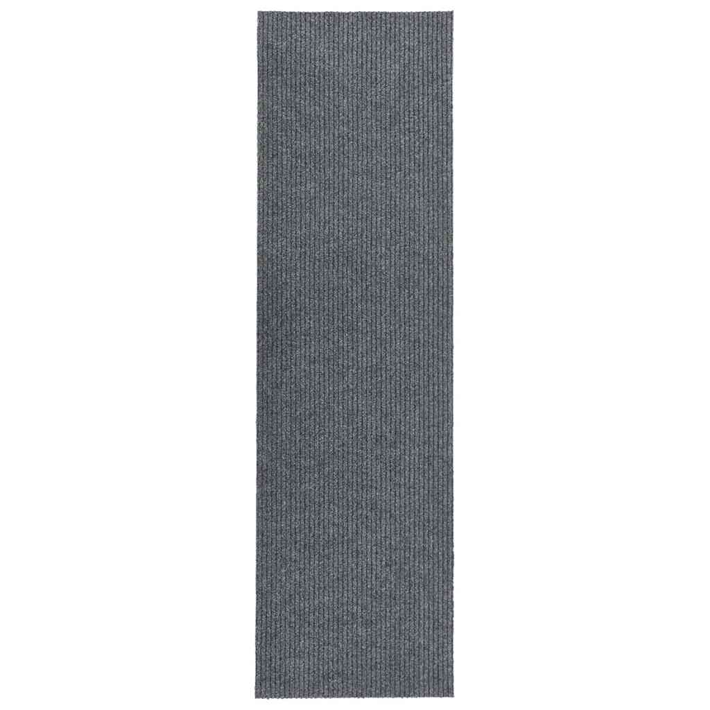 Vidaxl droogloopmat 100x400 cm grau