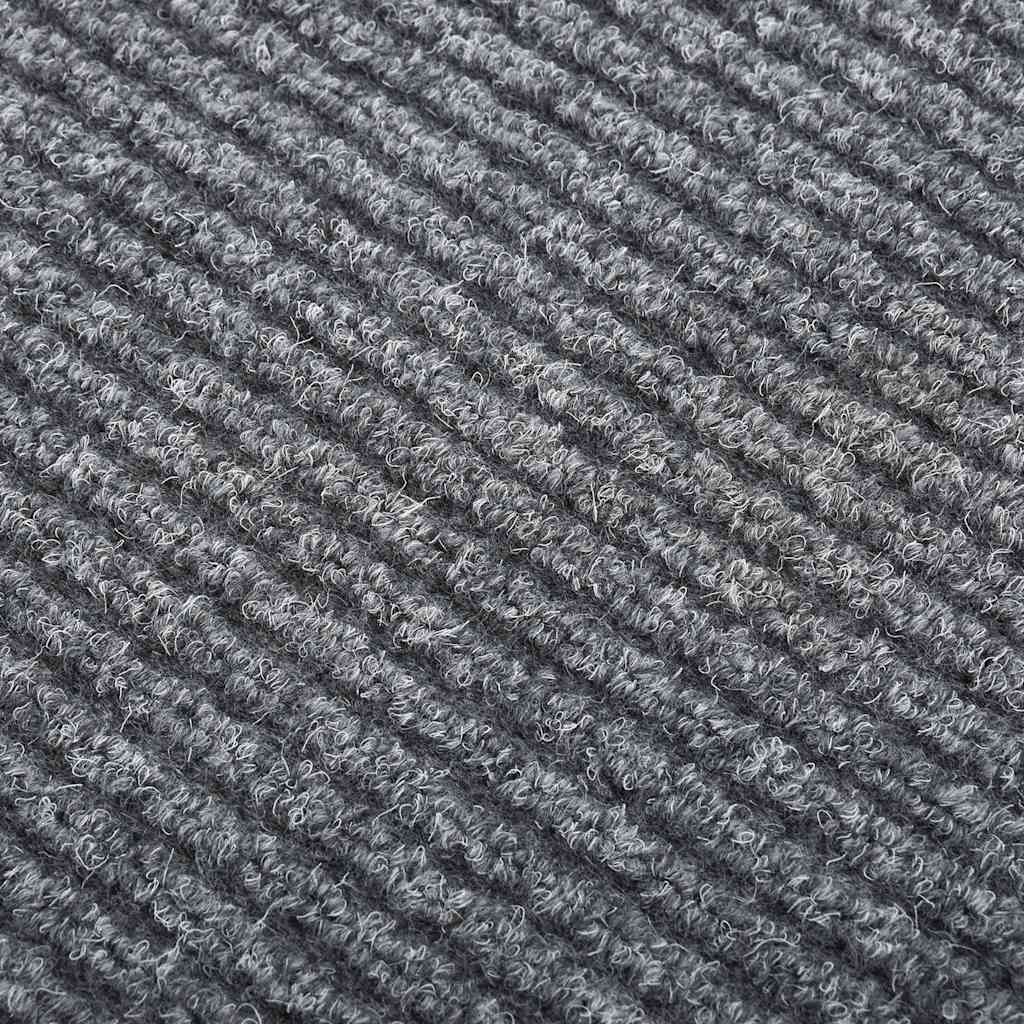 Vidaxl droogloopmat 100x400 cm grau
