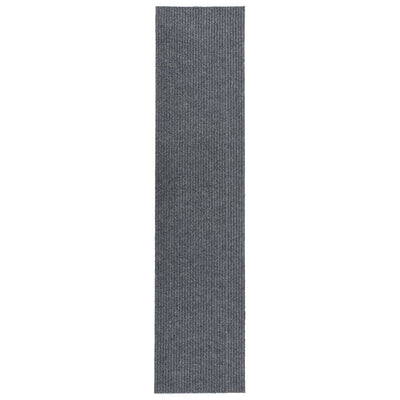 Vidaxl Droogloopmat 100x450 cm Grau