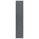 Vidaxl Droogloopmat 100x500 cm Grau