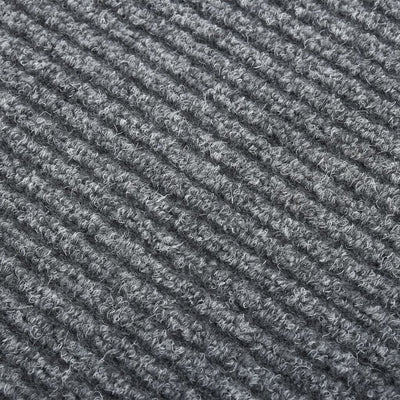 Vidaxl Droogloopmat 100x500 cm Grau