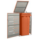 VIDAXL -Containerspeicher nur 69x77.5x112.5 cm Edelstahl