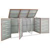 Vidaxl Container Speicher Triple 207x77.5x112.5 cm Edelstahl