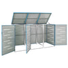 Vidaxl Container Speicher Triple 207x77.5x112.5 cm Edelstahl