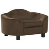 Vidaxl Hundebank 67x47x36 cm Plüschbraun