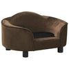 Vidaxl Hundebank 67x47x36 cm Plüschbraun