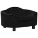 Vidaxl Hundebank 67x47x36 cm Plüsch schwarz