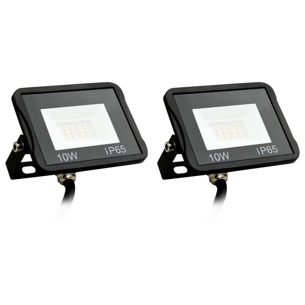 Vidaxl -Scheinwerfer 2 ST LED 10 W Kalt weiß