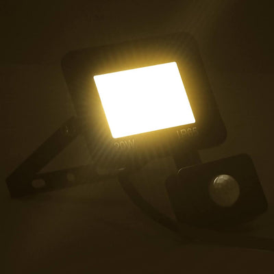 VidaXL Strahler mit Sensor LED 20W warmweiß