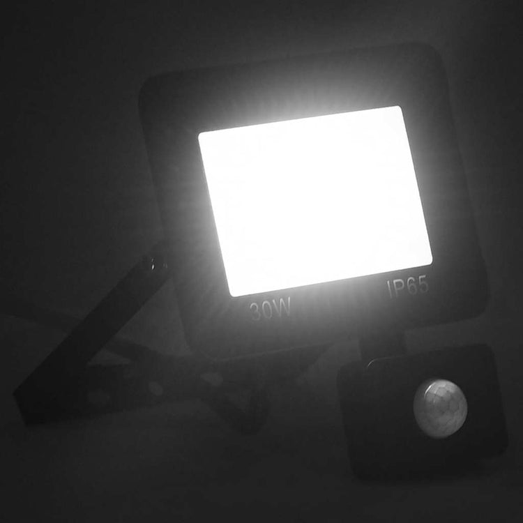 VidaXL Strahler mit Sensor LED 30W kaltweiß