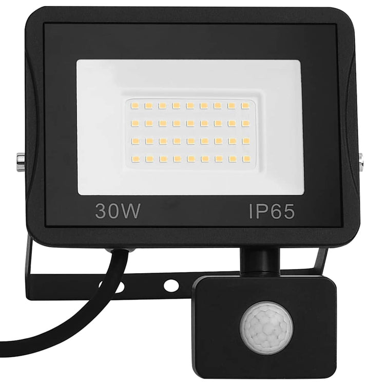 VidaXL Strahler mit Sensor LED 30W kaltweiß